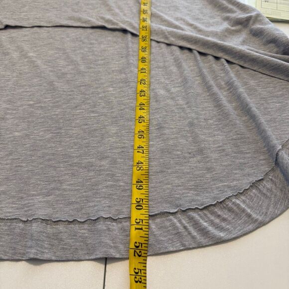 Caite Heather Gray High Low Swing Dress Size S Casual - Picture 7 of 8
